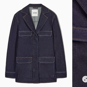 COS Utility Denim Jacket size 8